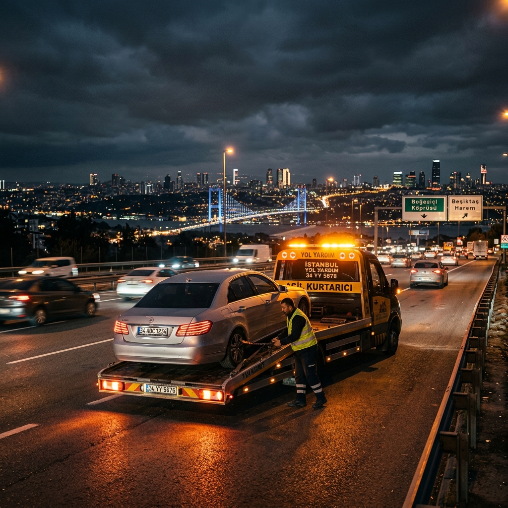 İstanbul gece yol yardım ve çekici hizmeti